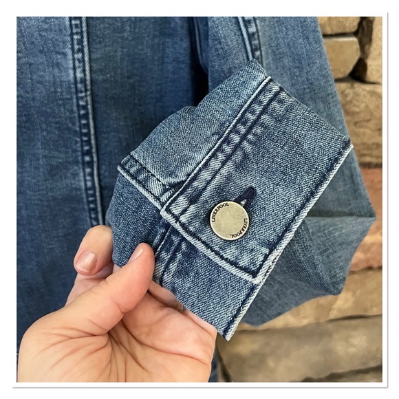 LIVERPOOL Women's Jean Jacket - Picture 6 of 9